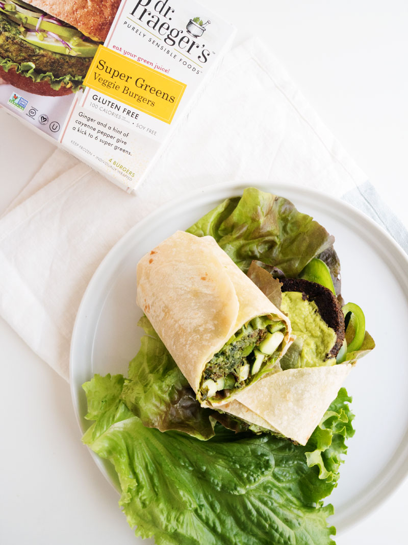 All Green Veggie Wrap | The Kitchen Paper