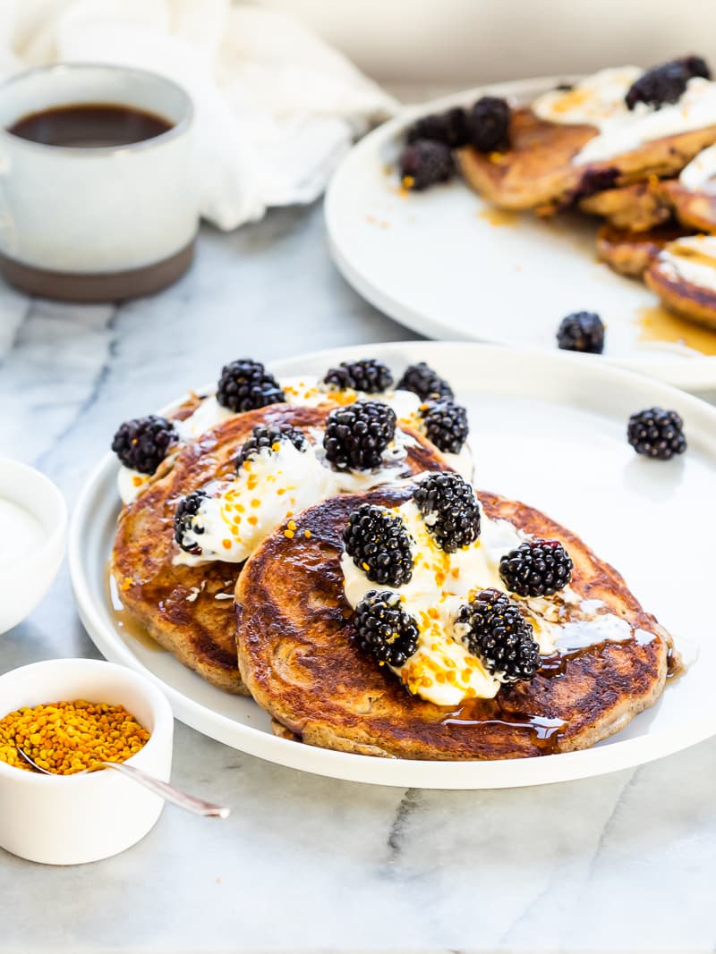 Blackberry Buckwheat Pancakes | The Kitchen Paper