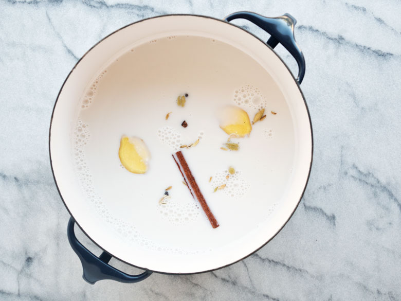 Cashew Milk Chai Pudding | The Kitchen Paper