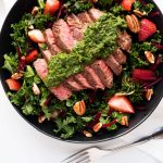 Chimichurri Steak Kale Salad | The Kitchen Paper