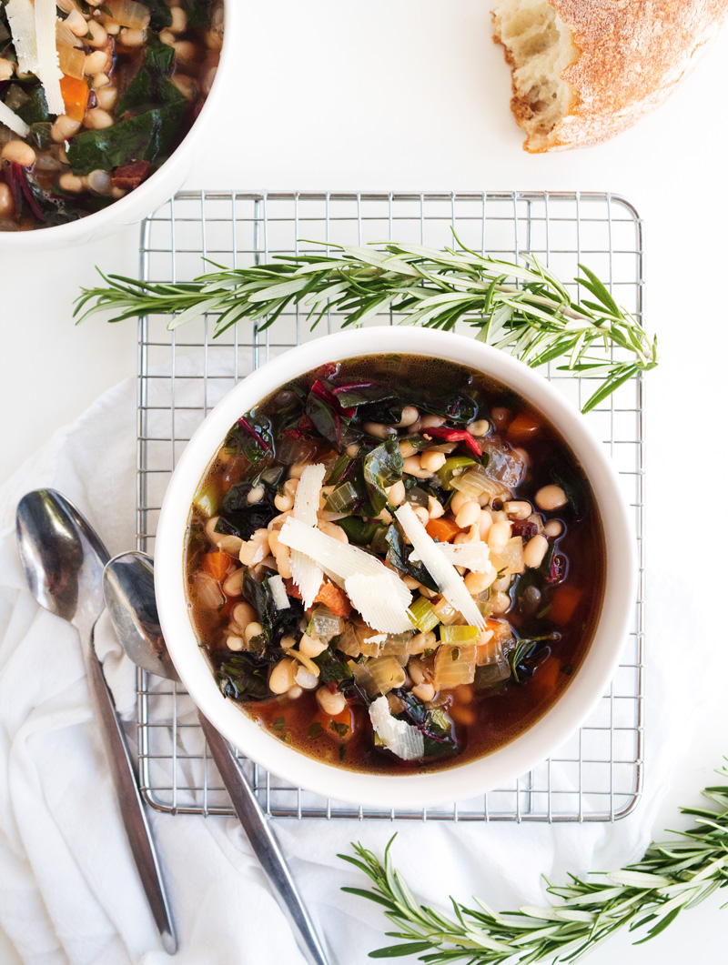 Classic White Bean Soup | The Kitchen Paper