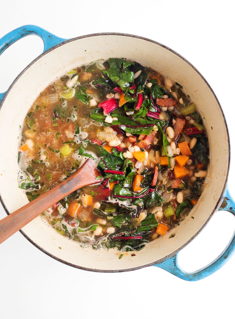 Classic White Bean Soup | The Kitchen Paper