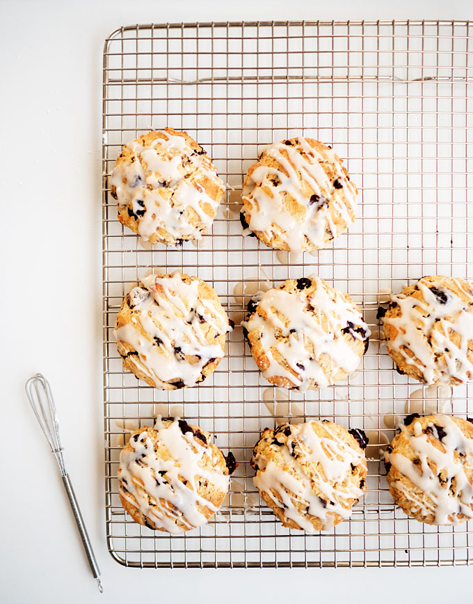 Dark Chocolate Cranberry Scones Recipe | The Kitchen Paper