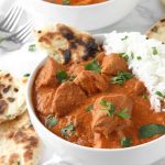 Healthy Slow Cooker Indian Butter Chicken | thekitchenpaper.com