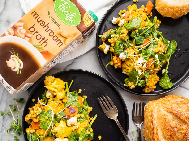 Hot Sorghum Spinach Salad | The Kitchen Paper