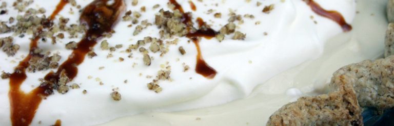 Banana Cream Pie with Salty Bourbon Caramel