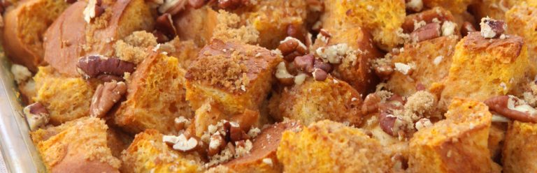 Baked Pumpkin French Toast | thekitchenpaper.com