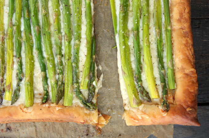 Gruyere Asparagus Tart