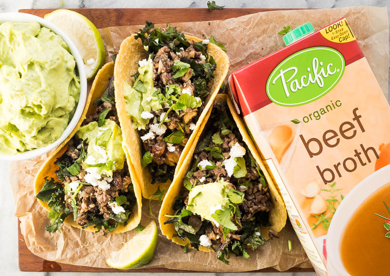 Mushroom Hazelnut Tacos | The Kitchen Paper