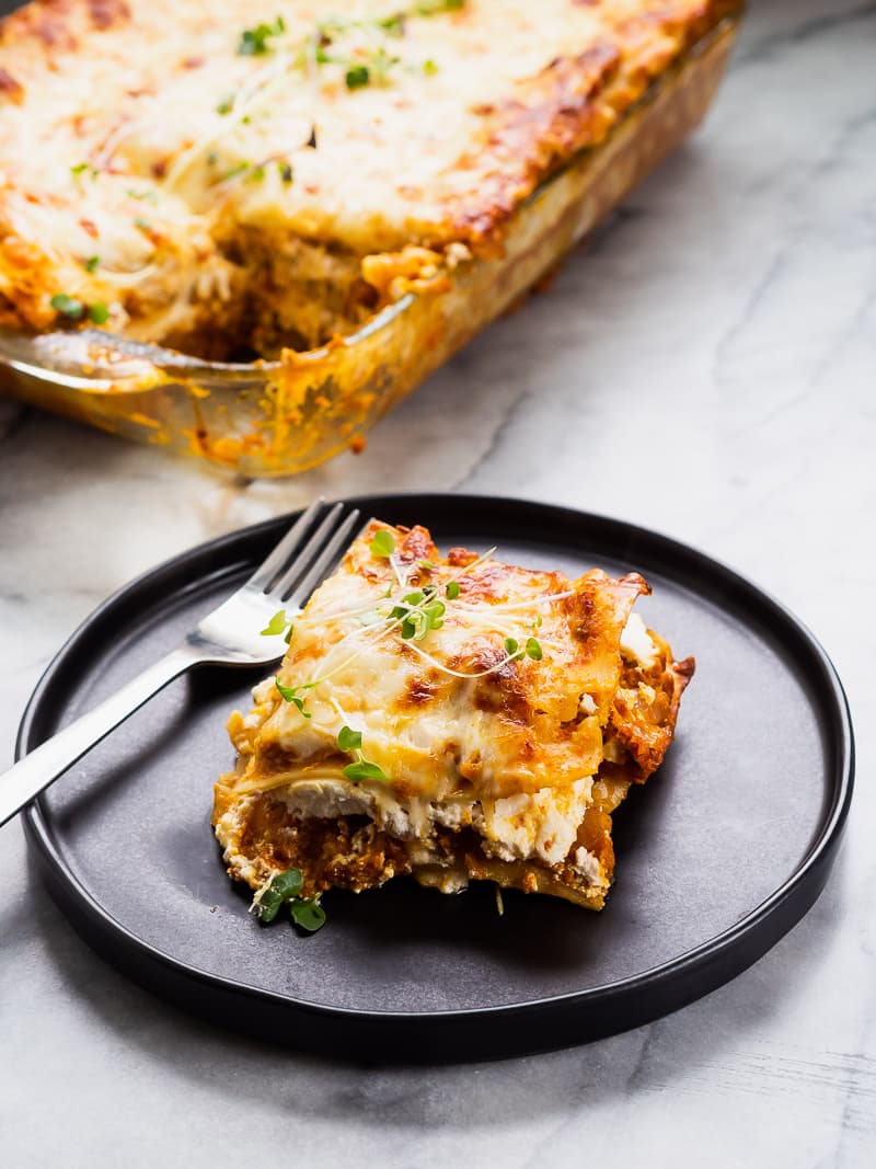 Pumpkin Chorizo Lasagna | The Kitchen Paper