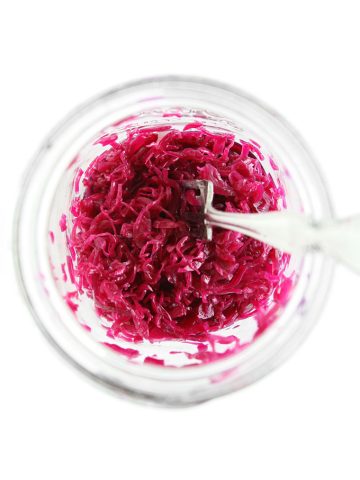 Purple Sauerkraut | thekitchenpaper.com