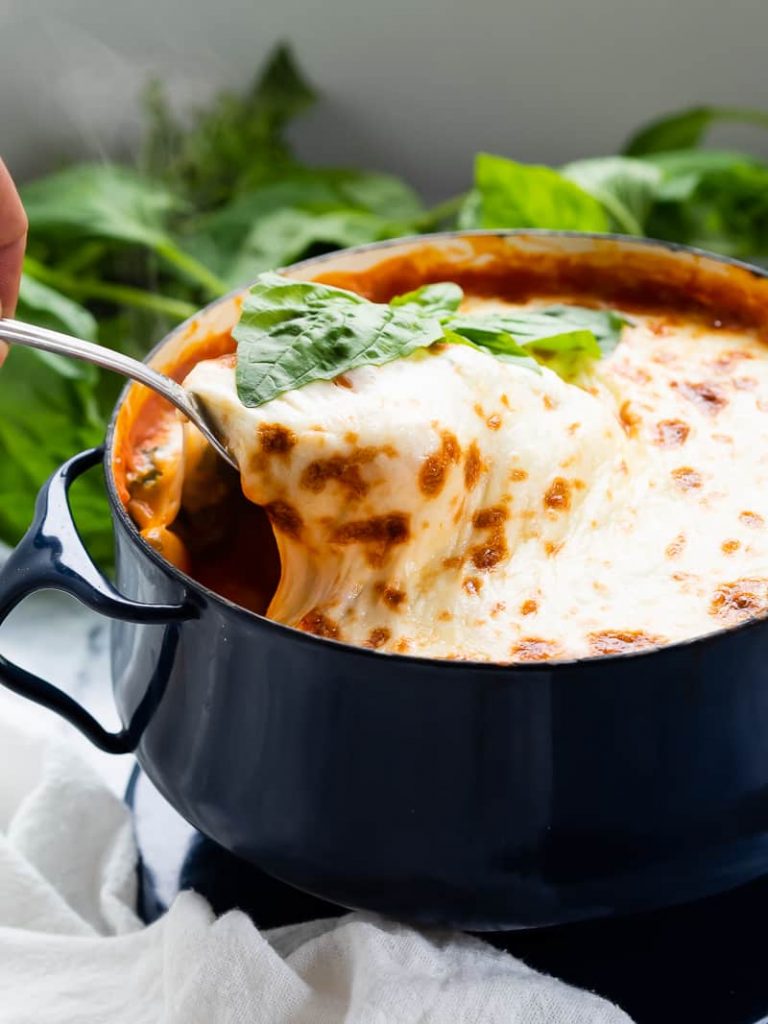 Red Pepper and Tomato Baked Gnocchi | The Kitchen Paper