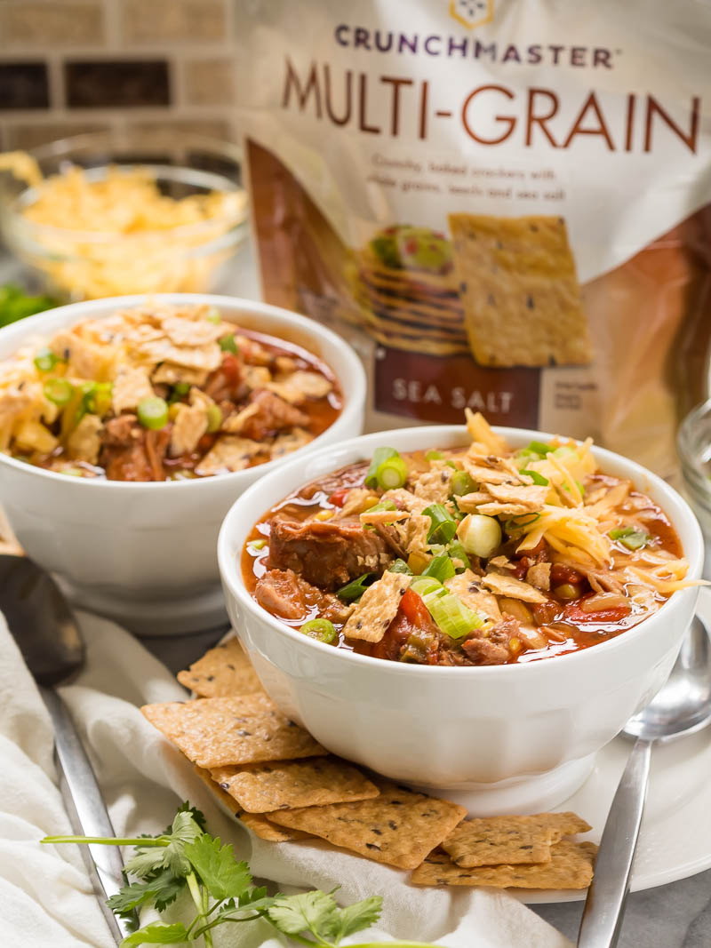 Slow Cooker Chipotle Pork Chili | The Kitchen Paper