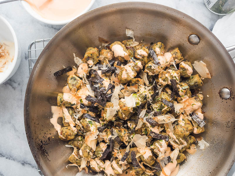 Spicy Asian Veggie Tots | The Kitchen Paper