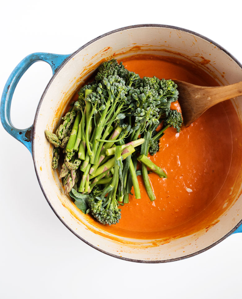 Spring Vegetable Red Curry | the kitchen paper