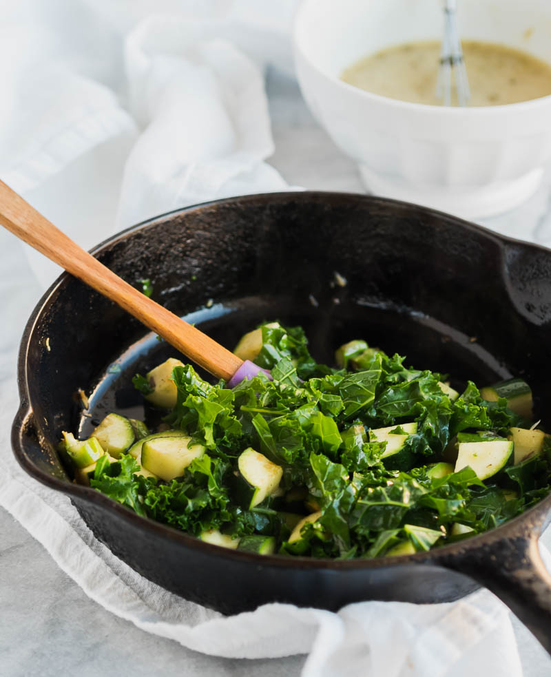 Super Greens Frittata | The Kitchen Paper