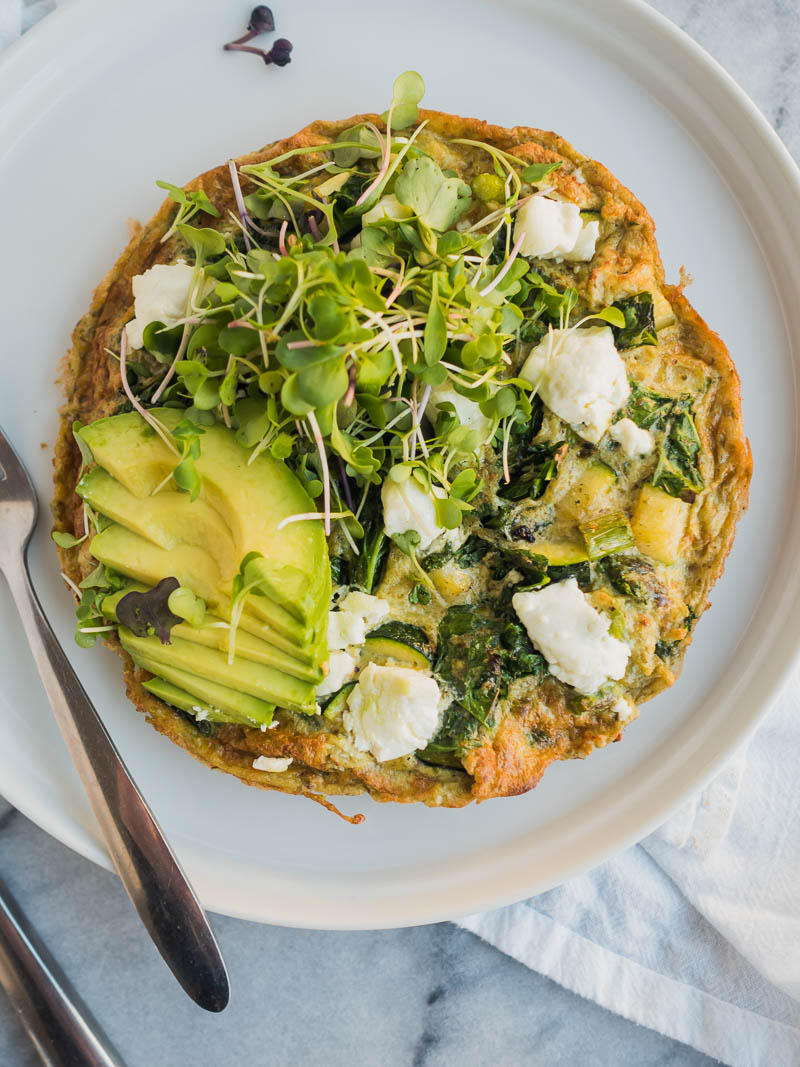 Super Greens Frittata | The Kitchen Paper