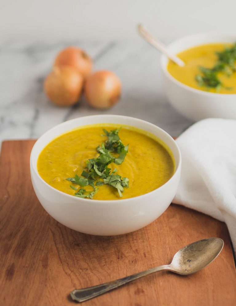 Turmeric Broccoli Soup | The Kitchen Paper