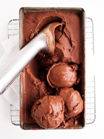 Vegan Chocolate Ice Cream | The Kitchen Paper