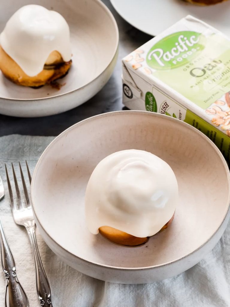 Vegan Small Batch Cinnamon Rolls | The Kitchen Paper